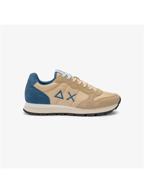 Sneaker Tom Multicolor in nylon e suede beige SUN 68 | BZ36106/16